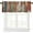 Board-3, variant on Rustic Wood Barn Door Curtains, Vintage Farm Style Colorful Wooden Planks Wood Boards Valance Window Drapes for Living Room Bedroom Kitchen Farmhouse 54x18inch