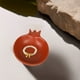 thumbnail image 4 of Bandeja de Cerámica con Forma de Granada para Joyas, Exhibidor, Bandeja de Entrada, Organizador de Llaves, Adorno para Tocador., 4 of 6