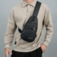 thumbnail image 5 of Bolsa bandolera para hombre: elegante mochila deportiva de gran capacidad,bolsa de viaje segura,ideal para senderismo,gimnasio,uso diario,duradera y práctica, 5 of 6