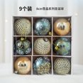 thumbnail image 3 of Adornos de bolas de Navidad de 6/8 cm, copos de nieve transparentes, decoración para árbol de Navidad, fiesta, Año Nuevo, esferas navideñas colgantes, 3 of 5