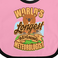 thumbnail image 4 of Inktastic Groundhog Day Meterologist Weather Boys or Girls Baby Bib, 4 of 4