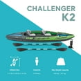 thumbnail image 5 of Intex Challenger K2 2-Person Inflatable Kayak and Accessory Kit Oars & Pump, 5 of 11