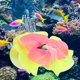 thumbnail image 5 of Decoración de lirios de agua para peceras, plantas acuáticas artificiales para acuario, paisajismo, decoración de loto a medida para la perfección, 5 of 8