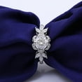 thumbnail image 3 of solitaire jewels 1CT Round Moissanite Art Deco Engagement Ring For Women, 10K White Gold, 3 of 7