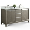 thumbnail image 5 of Vanity Art 60" Double Freestanding Bathroom Vanity with Sink and Engineered Marble Top, 5 of 9