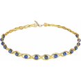 thumbnail image 1 of wonima44 Renaissance Crystal Celtic Crown - Handmade Gold Fairy Circlet Elvish Headband Lapis Lazuli Healing Beaded Braided Headpiece Tiara Queen Royal Cosplay Hair Decoration for Wedding Halloween, 1 of 1