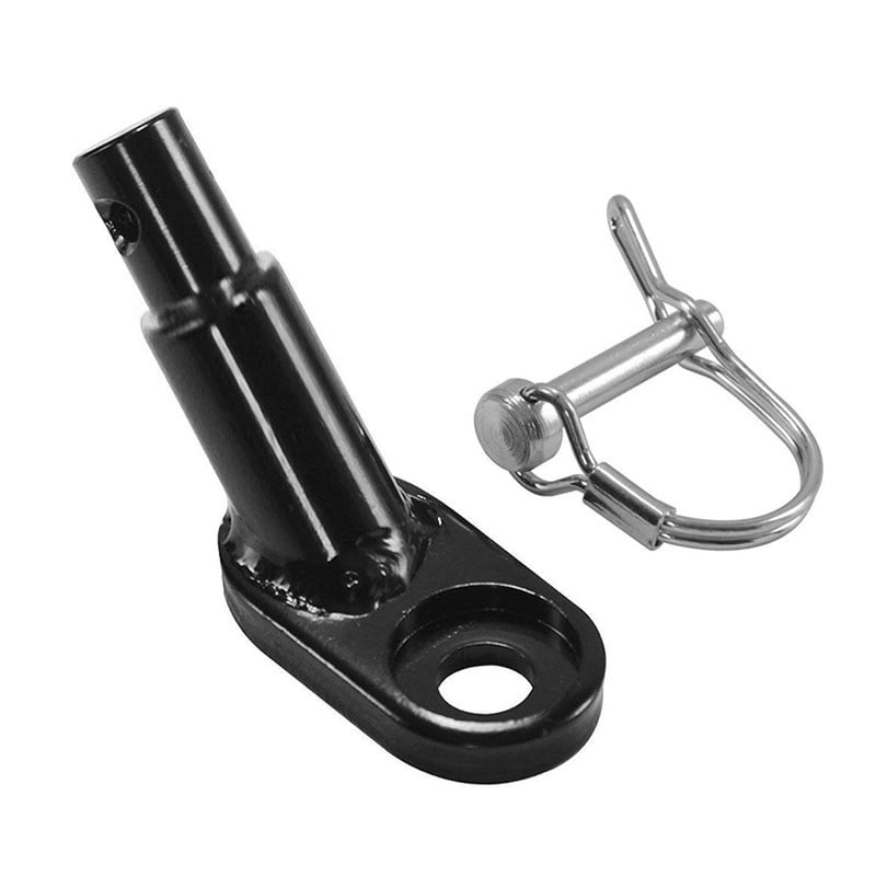 BESPORTBLE Bike Trailer Coupler Attachment Angled Elbow Coupler Replacement Steel Trailer Hitch Mount Adapter for Child Pet Cargo Bike Trailers 