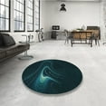 thumbnail image 4 of Ahgly Company Tapis Rectangulaire Lavable en Machine Intérieur Transitionnel Noir Nuit, 2 Pieds x 4 Pieds, 4 of 7