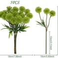 thumbnail image 2 of Dandelion Flower Bouquet for Wedding Indoor Courtyard Door Decoration 5 Piece Set 5PCS, 2 of 5