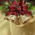 thumbnail image 2 of Coolnut Christmas Bell Round Tablecloth, Washable Oil Proof Table Cover for Kitchen Holiday Party Wedding Picnic Decoration, 2 of 7