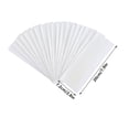 thumbnail image 4 of ACDANC 20-Pack Clear Window Fly Traps,Discreet Indoor Sticky Fly Paper Strips for Houseflies,Non-Toxic Gnat Killer for Fruit Flies and Moths,Transparent Glass Adhesive Catcher for Home Kitchen, 4 of 7