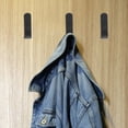 thumbnail image 4 of VERDANVERSE 6Ud De Pared Para Abrigos Y Sombreros En Metal Negro Duradero Para Hogar, 4 of 8