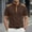01 Brown, variant on Men's Solid-Color Crew Neck Short-Sleeve T-Shirt Casual Lightweight Breathable Base Layer Summer Daily Wear Sports Fitness Top