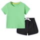 thumbnail image 1 of Odeerbi 1-11 Años Niños Niñas Verano Conjuntos Algodón Manga Corta Camiseta Pantalones Cortos Conjunto Dos Piezas Suave, 1 of 4