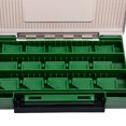 thumbnail image 2 of Caja De Aparejos De Pesca Cajas de aparejos de señuelos de peces de doble capa, portátiles de gran capacidad para suministros de pesca, 2 of 7