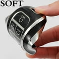 thumbnail image 5 of for Hyundai Key Fob Cover with Keychain TPU Car Key Case Shell 360 Degree Protection fit for Hyundai 2019 2020 2021 2022 2023 Sonata Santa Fe Tucson 5 Buttons Smart Key, 5 of 6