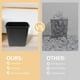 thumbnail image 5 of unbranded Plastic Garbage Container Negro Con Elegante Para Hogar Oficina Y Cuarto De Lavado, 5 of 5