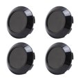 thumbnail image 1 of 4pcs Wheel Center Caps Excellent Sealing Exquisite ABS Snap On Wheel Center Hub Cap Cover 76mm Outer Diameter, 1 of 7