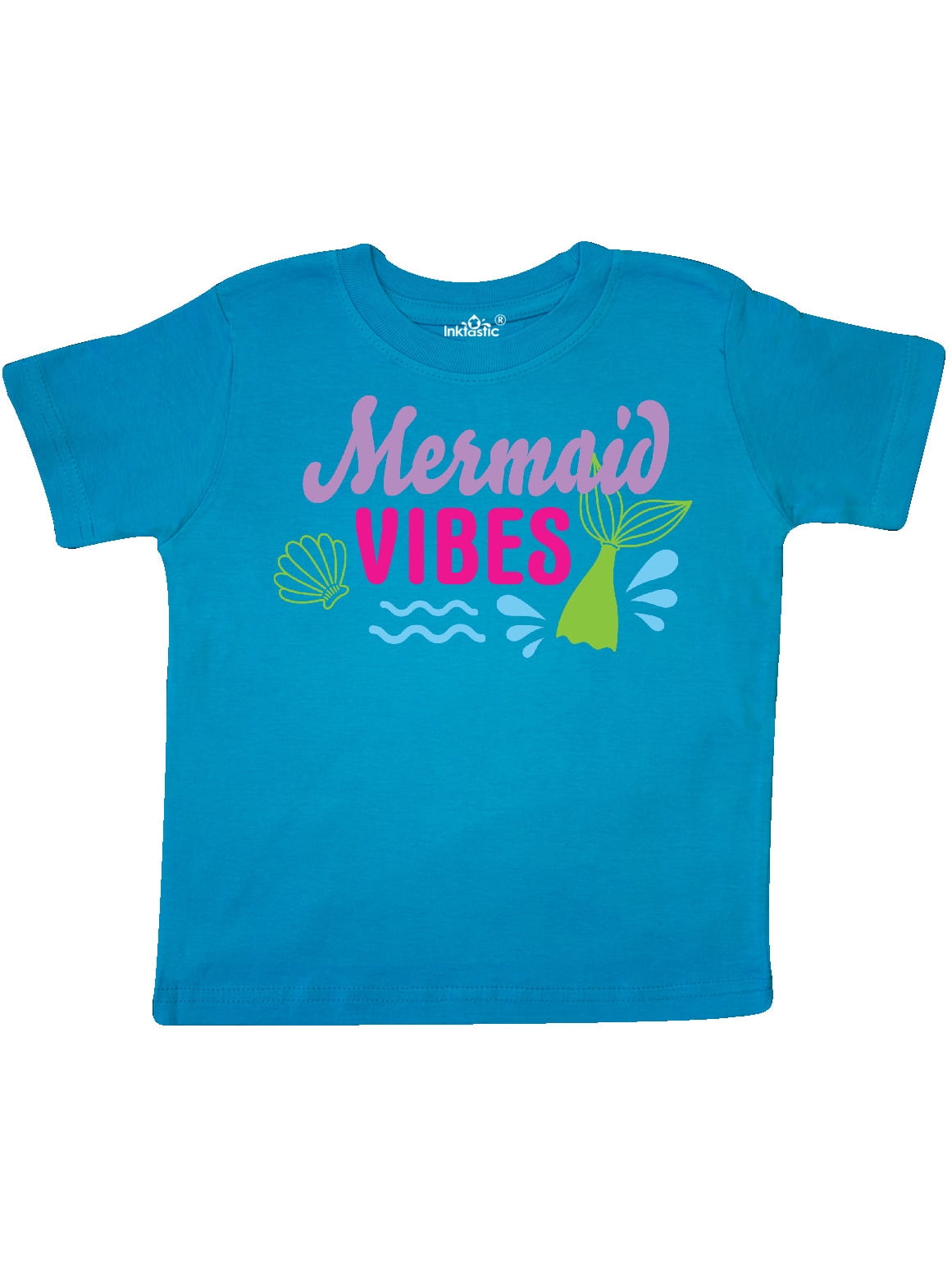 Mermaid with Green Tail Toddler T-Shirt inktastic Summer is My Season