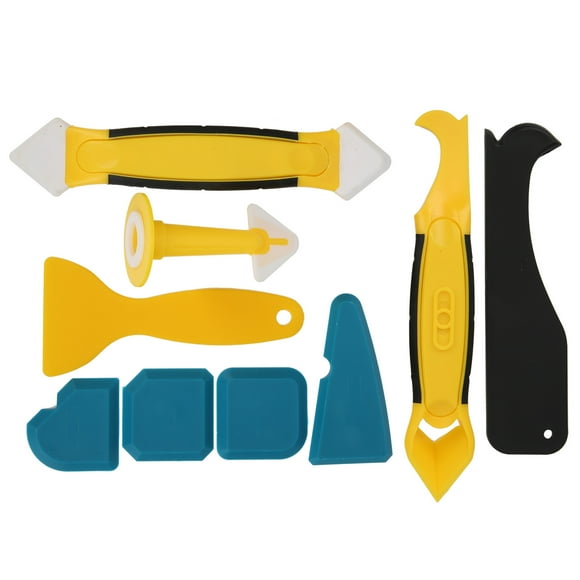 Oubit Sealant Tool,9Pcs Sealant Tool Finishing Caulking Grout Scraper Sealant Grout Scraper High-End Performance