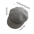 thumbnail image 3 of Beret Hat for Women | Hollow Out Knitted Octagonal Newsboy Cap | Sun Protection Travel Hat | Adjustable Drawstring | Acrylic Material | Fits 22-22.8in | Multicolor | 1 Piece, 3 of 6
