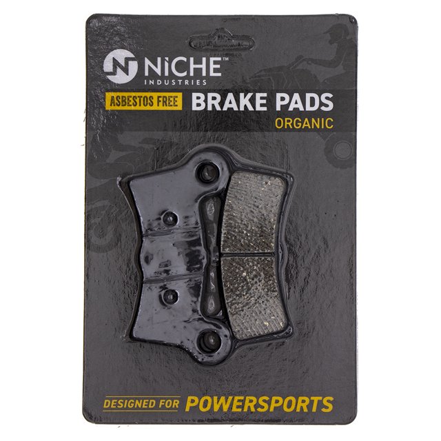 Niche Rear Brake Pad Set for Harley-Davidson Tri Glide Organic Motorcycle 519-KPA2583D