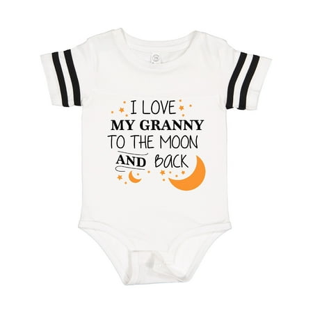 

Inktastic I Love My Granny to the Moon and Back Gift Baby Boy or Baby Girl Bodysuit