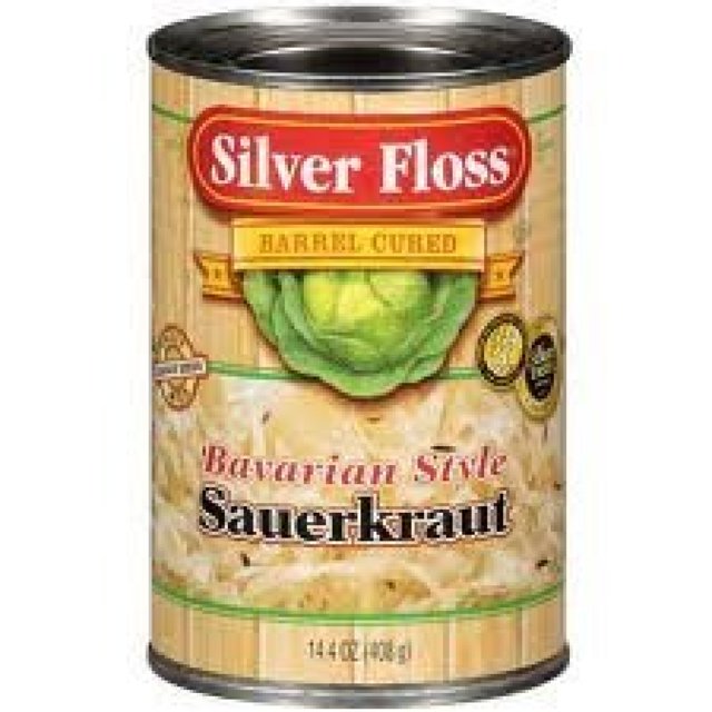 YBQF Barrel Cured Sauerkraut 14.4oz Can (Pack of 6) (Choose Flavor Below) (Bavarian)