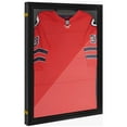 thumbnail image 2 of HOMCOM 24" x 32" Jersey Frame Display Case, UV-Resistant Jersey Shadow Box with 2 Keys, Hanger, Black, 2 of 9