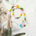 thumbnail image 7 of Easter Eggs Bunny Wood Bead Garland Decorations for Farmhouse Tiered Tray Coffee Table Mantel Decor,33.5inch, 7 of 7