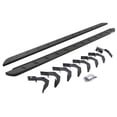 thumbnail image 1 of Go Rhino Running Board 63423580SPC RB10 Slim Line; Textured Powder Coated; Black; Mild Steel; Rocker Panel Mount, 1 of 5