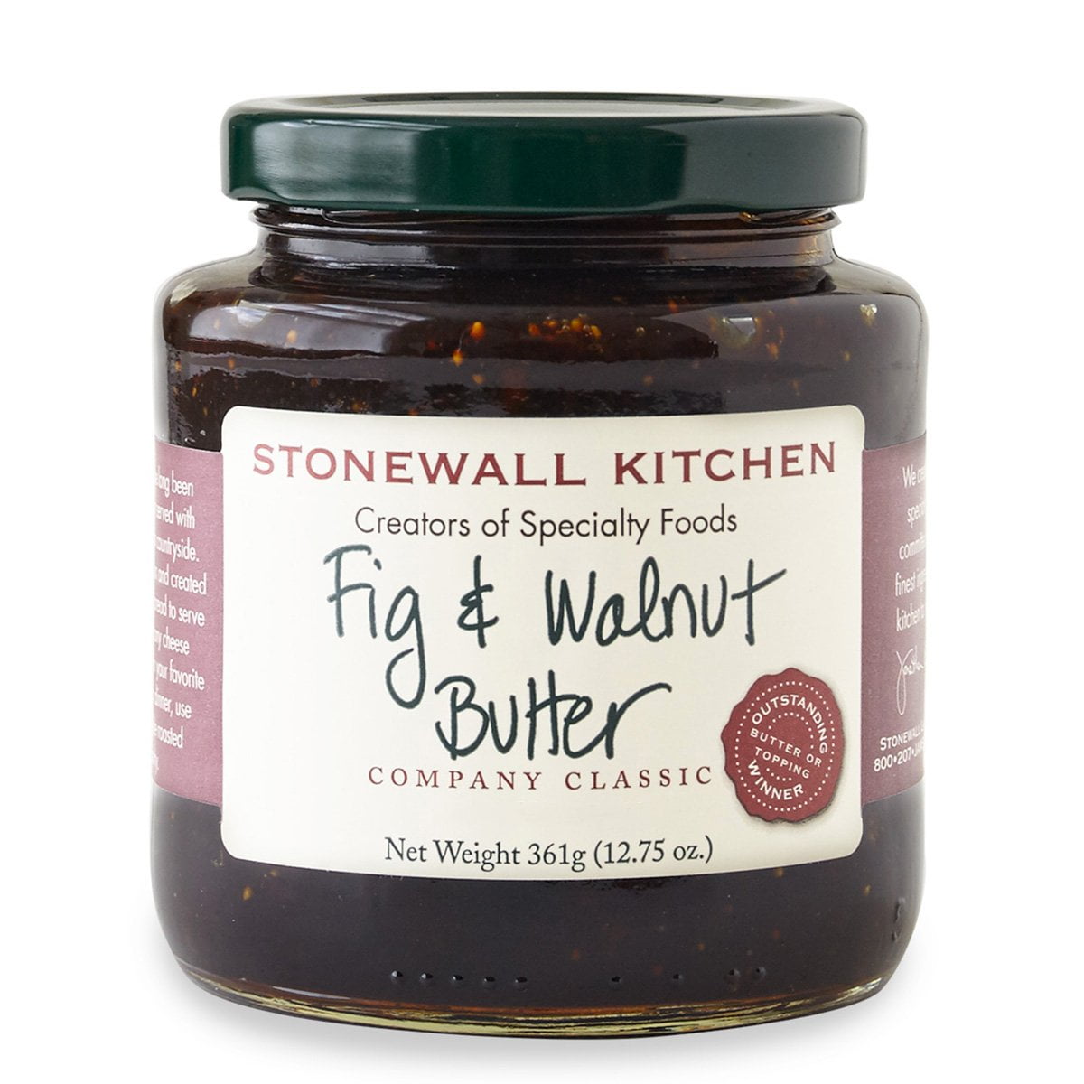 Stonewall Kitchen Fig & Walnut Butter 12.75 oz