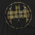thumbnail image 3 of Batman Plaid Bat Kids T Shirt (Medium) for Youth Toddler Boys and Girls, Black, 3 of 5