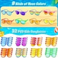 thumbnail image 2 of HBMYN Kids Sunglasses Party Favors-Boys Girls Valentines Day Gifts,Neon Sunglasses with Uv 400 Protection for Kids Classroom Favors Birthday Goodie Bags Stuffers-32 Packs, 2 of 7