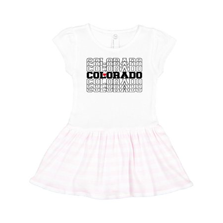 

Inktastic I Love CO Mirror Words Gift Toddler Girl Dress