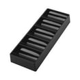 thumbnail image 3 of Milaget Acrylic Chips Tray Holds 100 Chips Container Acrylic Game Storage Case Stackable Black Without Lid, 3 of 9