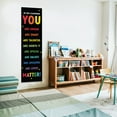 thumbnail image 4 of Koyal Wholesale Classic Rainbow Learning Motivational Classroom Banner Sign for Teachers, Door, Wall Decor, 2-Pk, 4 of 5