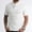 White, variant on WREESH Men's Basic Short Sleeve Tee Solid Color Top a Versatile Essential for Every Man's Wardrobe Black