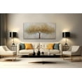 thumbnail image 2 of AEFER Wall Art Abstract Gold Tree of Life Modern Artwork Canvas Painting Textured Tree Pictures Wall Decor for Living Room Bedroom Dining Room Home Office Decor Frame: 12x16inch(30x40cm), 2 of 6