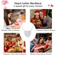 thumbnail image 7 of APSVO 925 Silver Plated Love Heart Initial Necklaces for Women CZ Letter F Pendant Chain Birthday Christmas Jewelry Gifts Teen Girls Stocking Stuffers Kids Age, 7 of 7