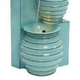 thumbnail image 6 of LuxenHome Aqua Blue 3-Tier Bowls 2.5-Feet Tall Outdoor Polyresin Fountain with Lights, 6 of 9