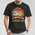 thumbnail image 2 of Total Solar Eclipse 04/08/24 Cleveland Ohio T-Shirt – Path of Totality Event Tee, April 8 2024 Celestial Shirt, Astronomy Lover Gift, Ohio Eclipse Viewing Party, 2 of 3