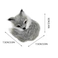 thumbnail image 5 of XMMSWDLA Party Decorations Plush Imitation Animals, Small Foxes, Pendants, Ornaments, Toys, Handicrafts, Festival Supplies Items, 5 of 5