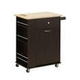 thumbnail image 1 of ACME Zina Kitchen Cart in Natural & Wenge, 1 of 7