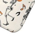 thumbnail image 3 of Halloween Dancing Skeletons Dish Drying Mat for Kitchen 1 Pack, Ultra Absorbent Microfiber Dishes Drainer Mats,18x24in(46x61cm), 3 of 4