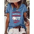 thumbnail image 1 of Camiseta Estampada Azul T XL FLhrweasw  Para estrenar, 1 of 1