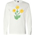 thumbnail image 3 of Inktastic Yellow Buttercup Flowers Long Sleeve T-Shirt, 3 of 5