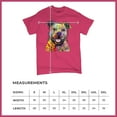 thumbnail image 5 of Tee Hunt Beware of Pit Bull T-Shirt Dean Russo Art Colorful Cute Dog Men's Tee, Hot Pink, Small, 5 of 5
