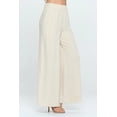 thumbnail image 4 of RENEE C Linen Wide Leg Pants with Pockets, 4 of 11