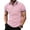 Pink #013, variant on Men's Polo Shirts Short Sleeve Casual Solid Colors Summer Golf Tops 3 Buttons, 2XL